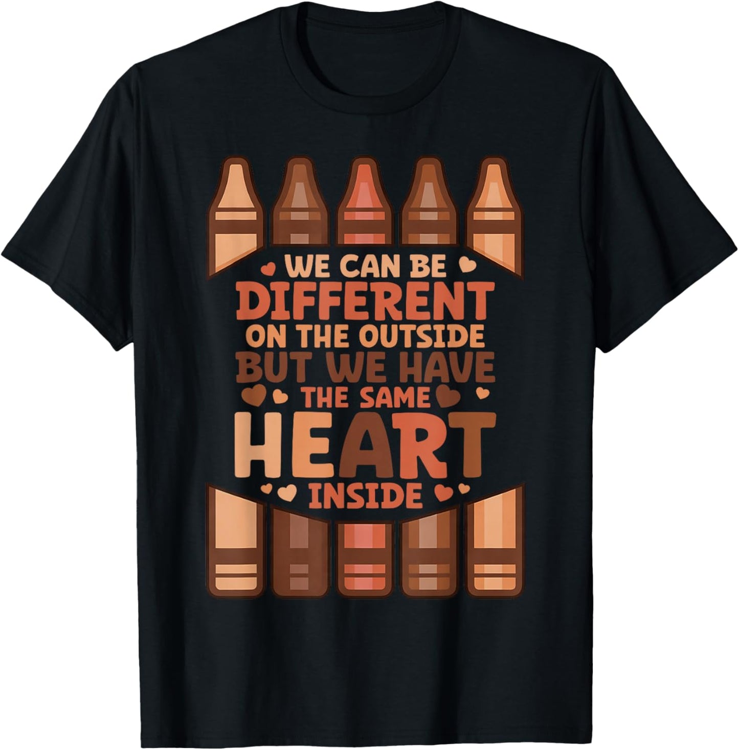 We Can Different On The Outside Black History Men Women T-Shirt - T-Shirt | Black