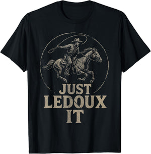 Cowboy Rodeo Style, Retro Grunge Style, Western Style T-Shirt - T-Shirt | Black