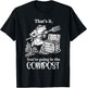Funny That's It You're Going in The Compost Frog Gardening T-Shirt - T-Shirt | Black