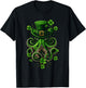 St Patricks Day Octopus Saint Pattys Paddys Men Women Kids T-Shirt - T-Shirt | Black