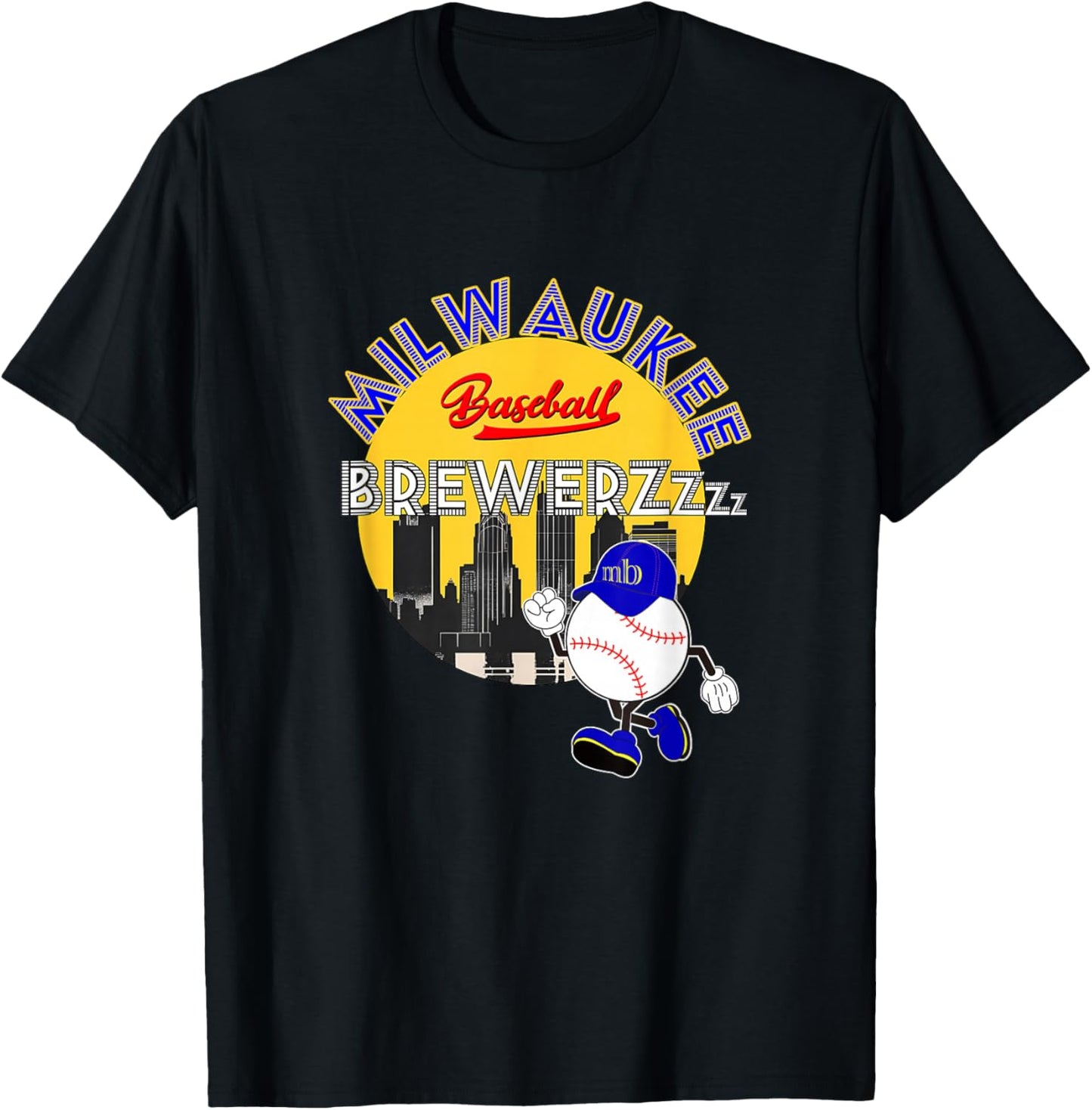 Brew Crew_Sausage Race_003 T-Shirt - T-Shirt | Black