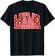 Mama Valentine's Day Outfits Retro Mama Coquette Bows Design T-Shirt - T-Shirt | Black