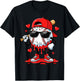 Baseball Drip Icecream Apparel Youth Boy Valentine T-Shirt - T-Shirt | Black