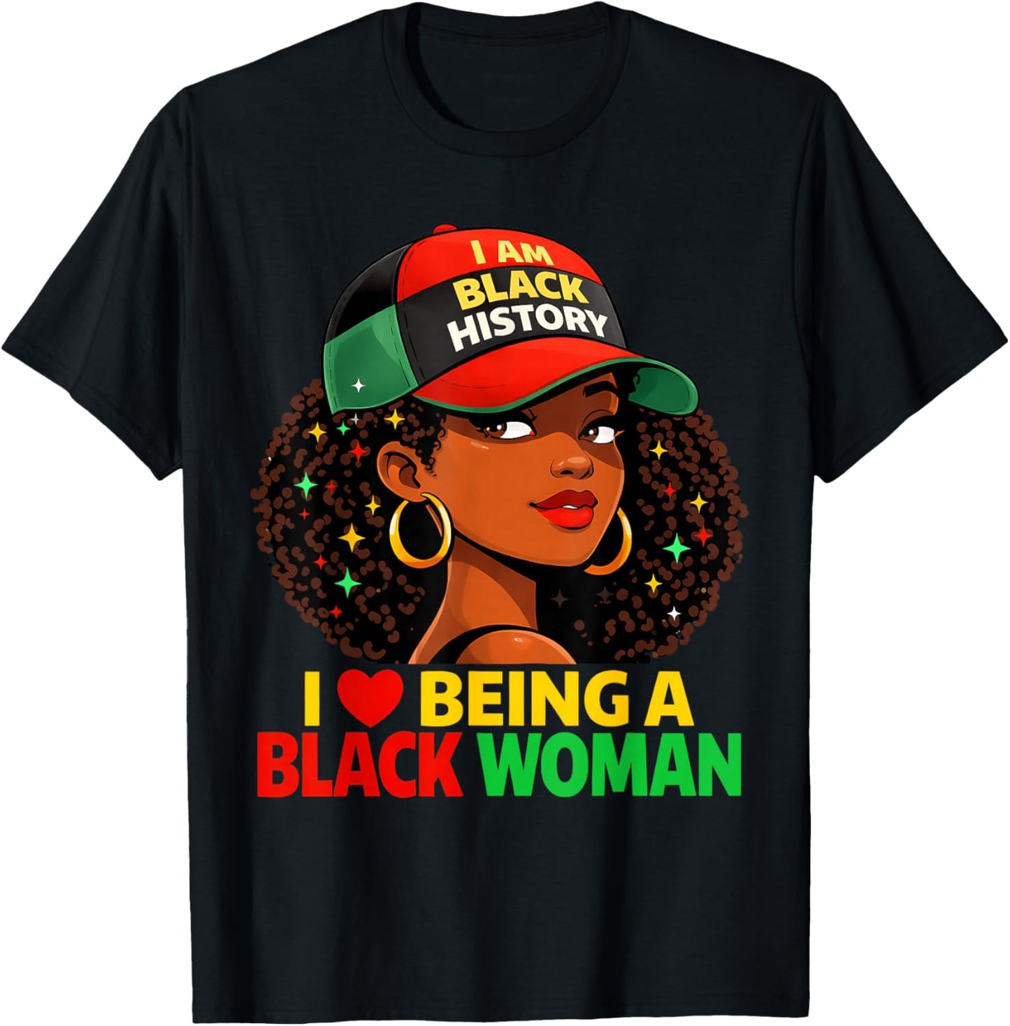 I'm Black History Month Shirt Girls Kids African American T-Shirt - T-Shirt | Black