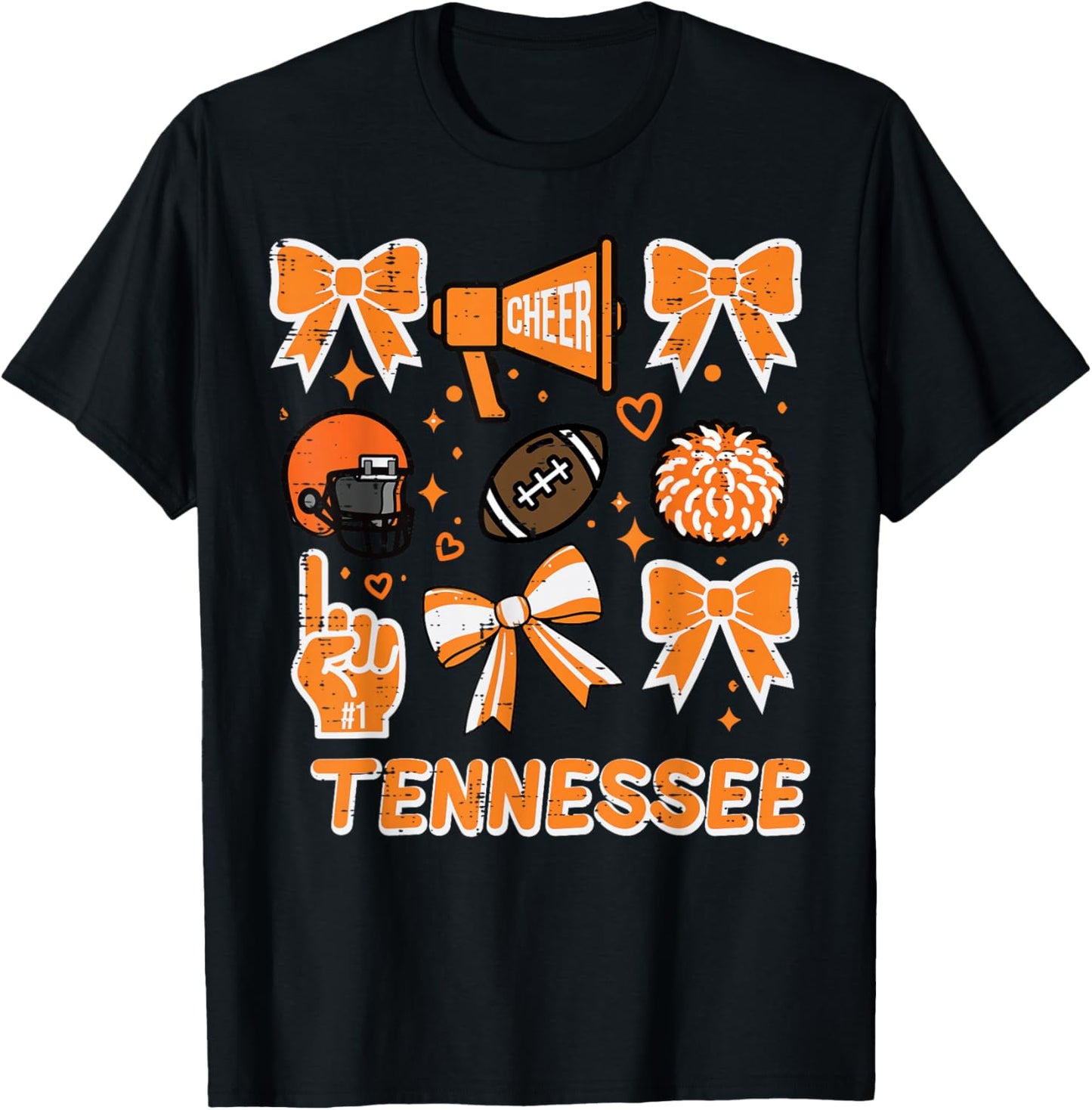 Tennessee Boys Youth Teen Kids Men Girls Women T-Shirt - T-Shirt | Black