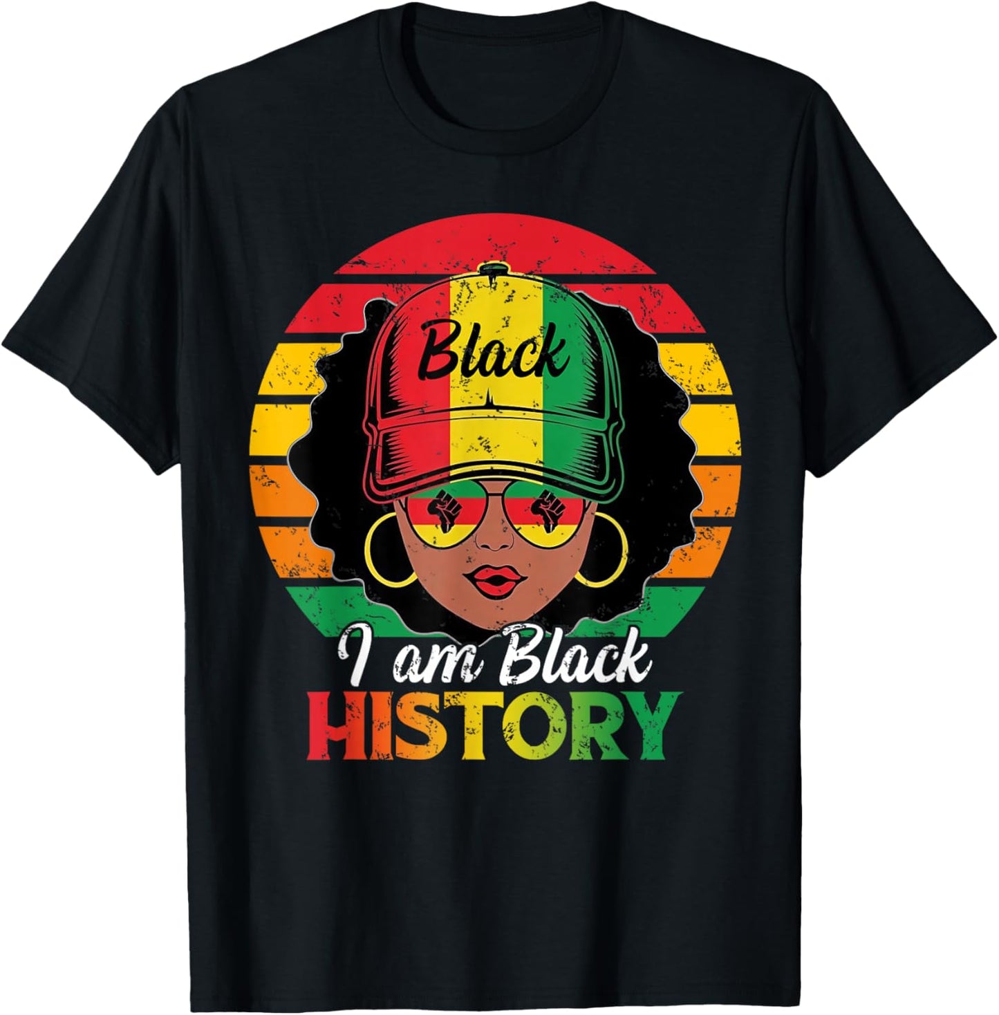 Funny I'm Black History Month African American Women Girls T-Shirt - T-Shirt | Black