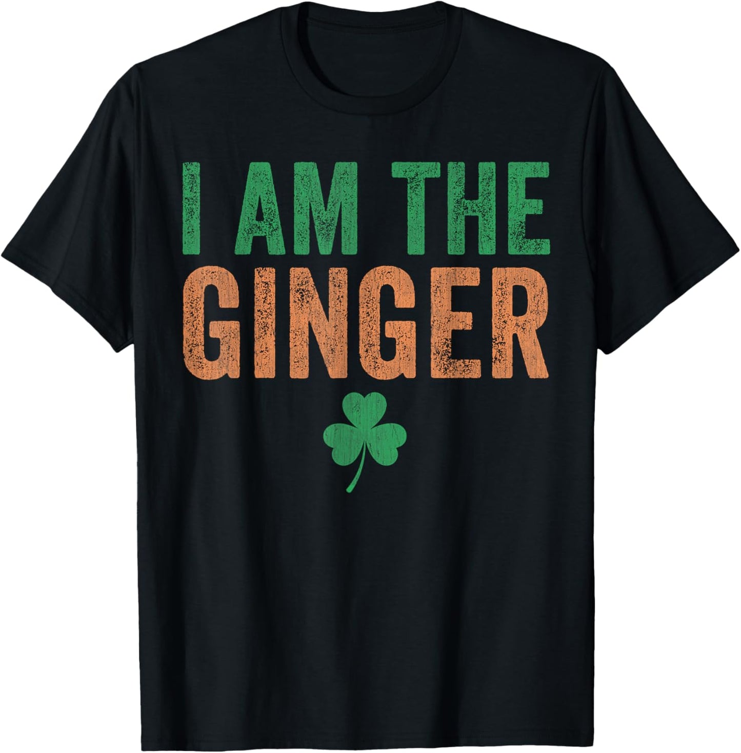 Dibs on The Ginger I Am The Ginger Funny St Patricks Day T-Shirt - T-Shirt | Black