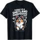 Today is A Shetland Sheepdog Day Funny Sheltie Working Dog T-Shirt - T-Shirt | Black