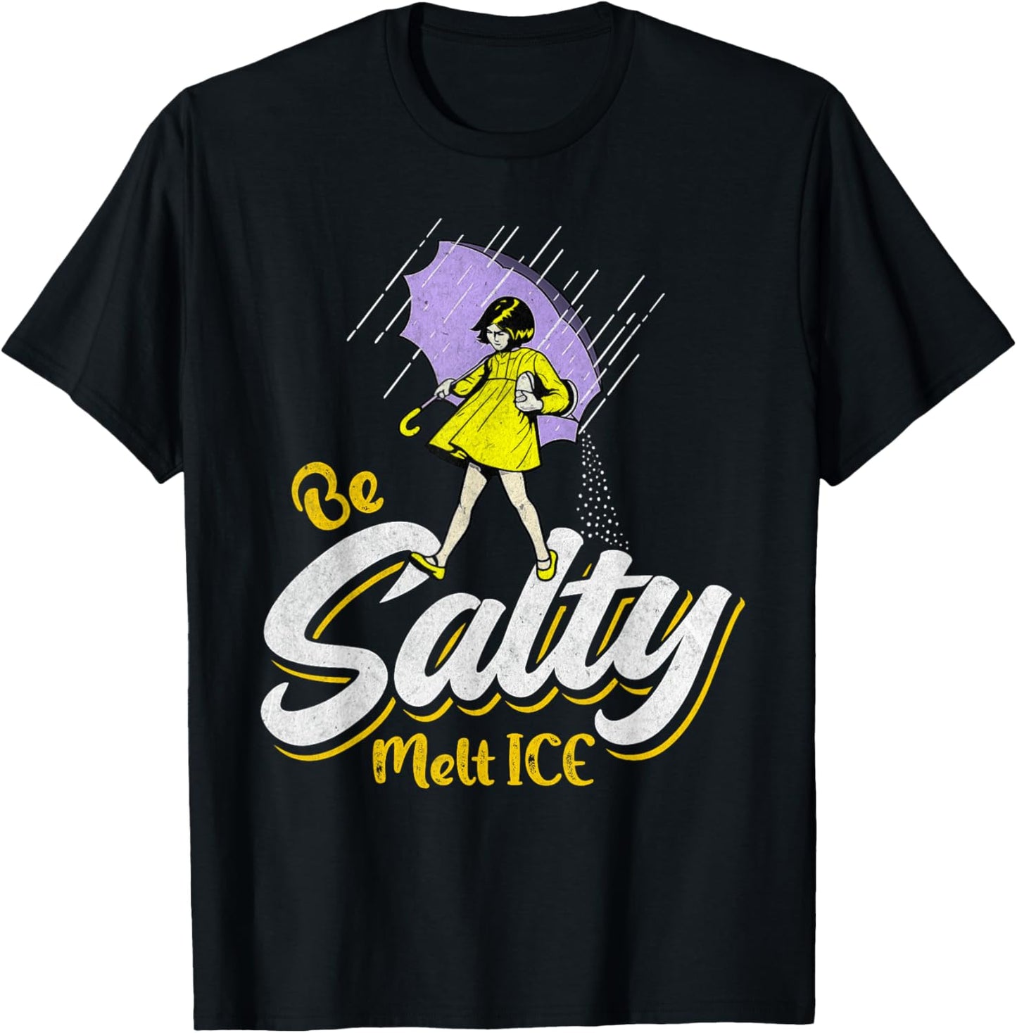 Be Salty Melt ICE T-Shirt - T-Shirt | Black