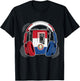 Paraguay Flag Headphones Paraguayan Pride T-Shirt - T-Shirt | Black
