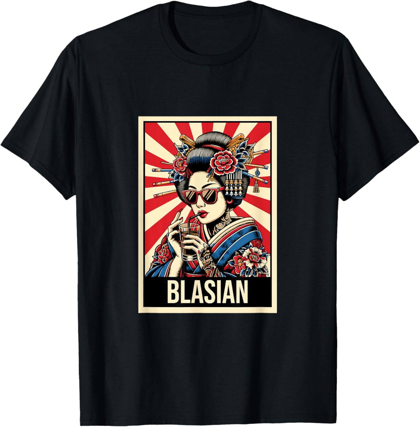 Blasian - Biracial and Proud African American Asian Roots T-Shirt - T-Shirt | Black