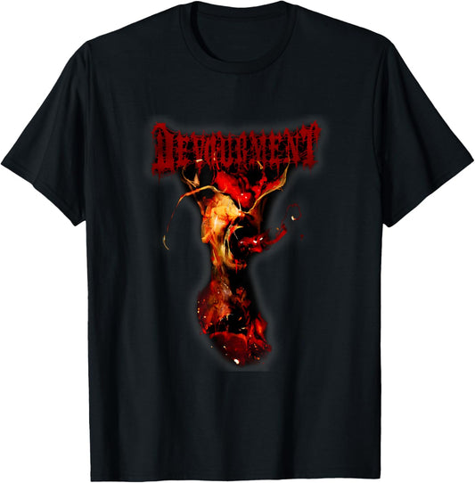 Devourment Front Print T-Shirt - T-Shirt | Black
