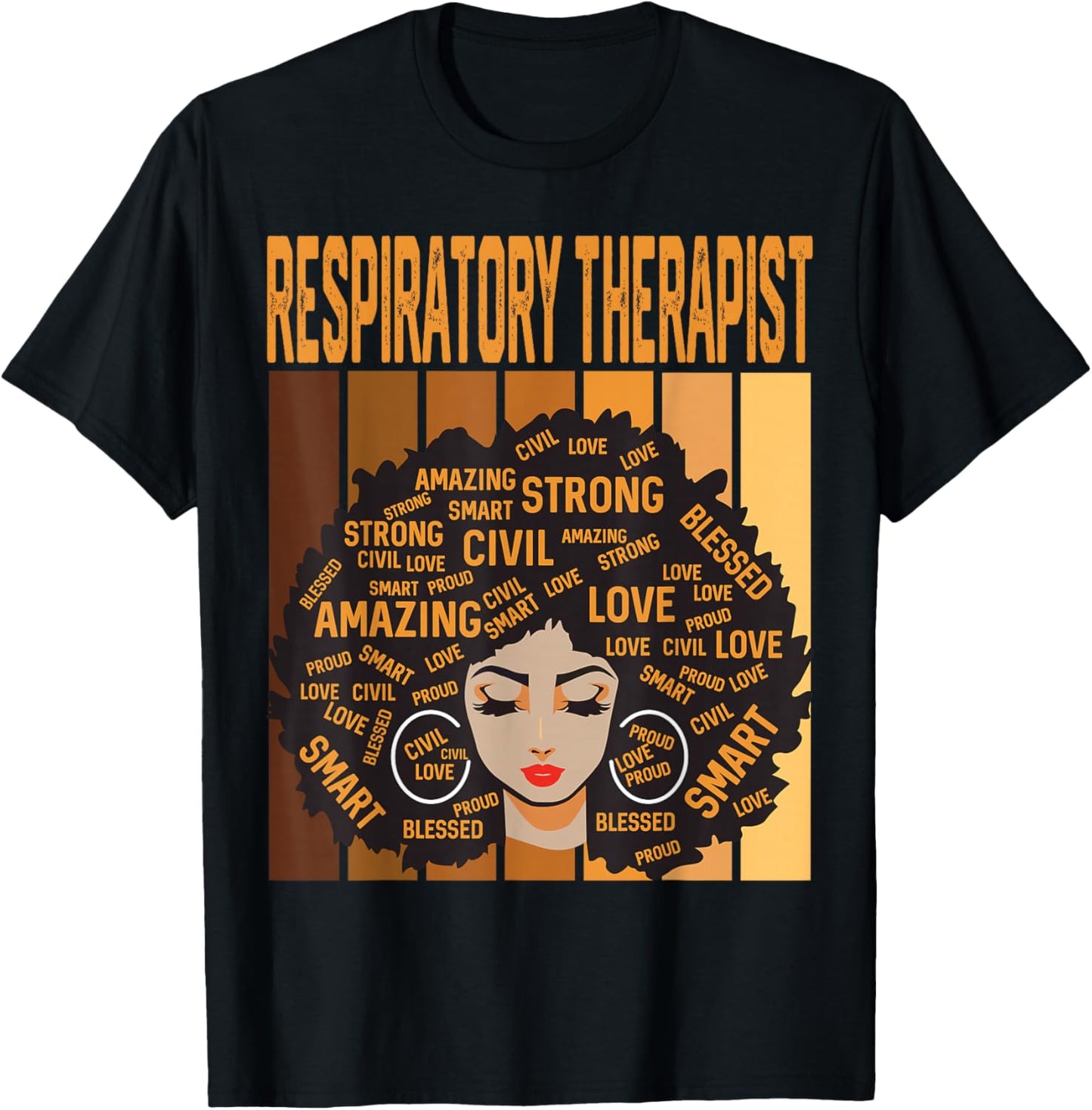 Respiratory Therapist Powerful Black History Month Pride T-Shirt - T-Shirt | Black