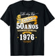 Vintage 50th Birthday Men Funny 1976 50 Birthday Spanish T-Shirt - T-Shirt | Black