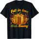 Book Pumpkins Teachers Librarian Fall in Love with Reading T-Shirt - T-Shirt | Black