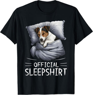 Jack Russell Terrier Official Sleepshirt Pajamas Nightgown T-Shirt - T-Shirt | Black