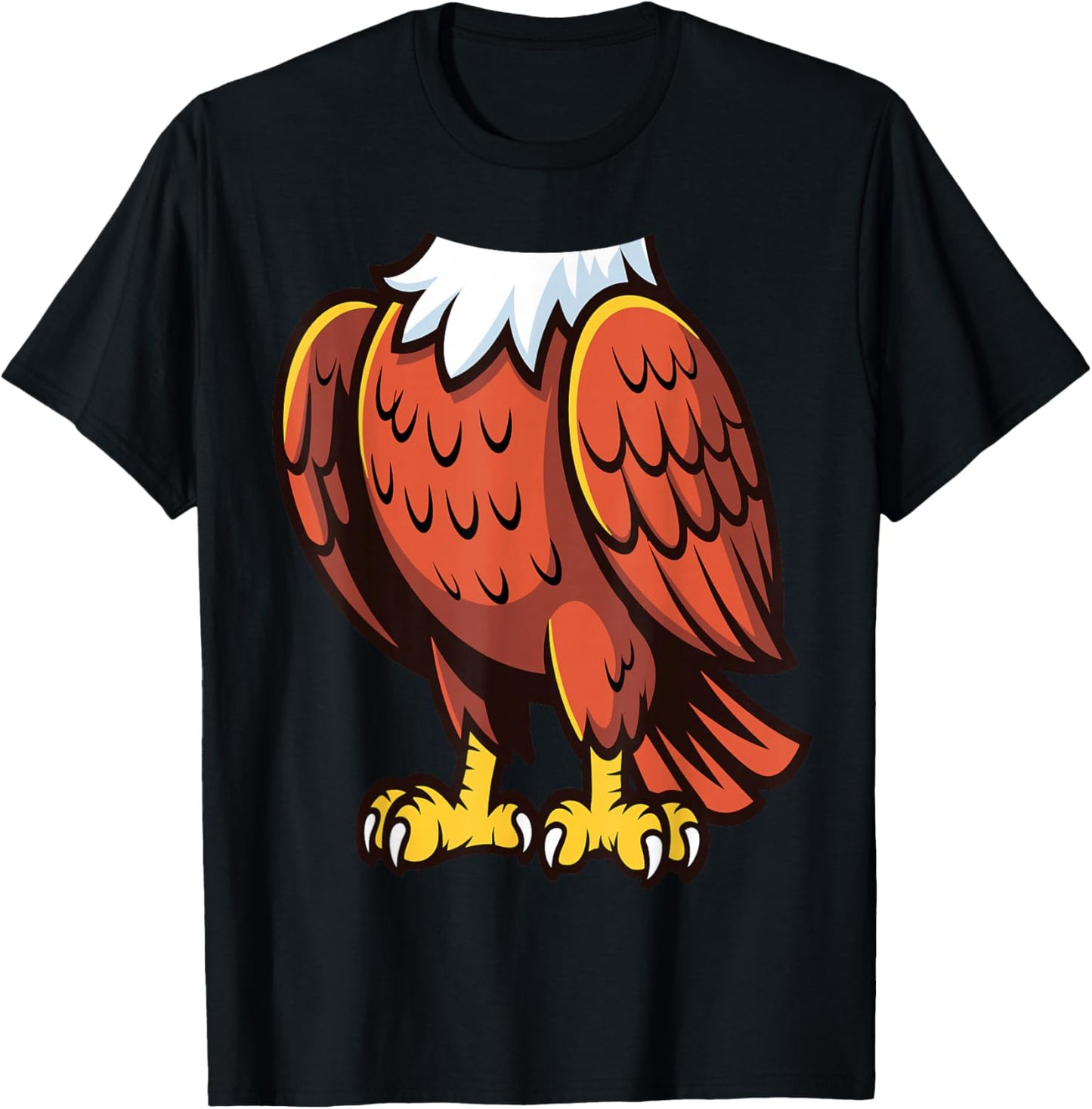 Eagle Shirt Adult Kids Men Women Body Bald Eagle Costume T-Shirt - T-Shirt | Black