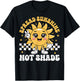 Spread Sunshine Not Shade Cute Retro Kindness Positivity T-Shirt - T-Shirt | Black