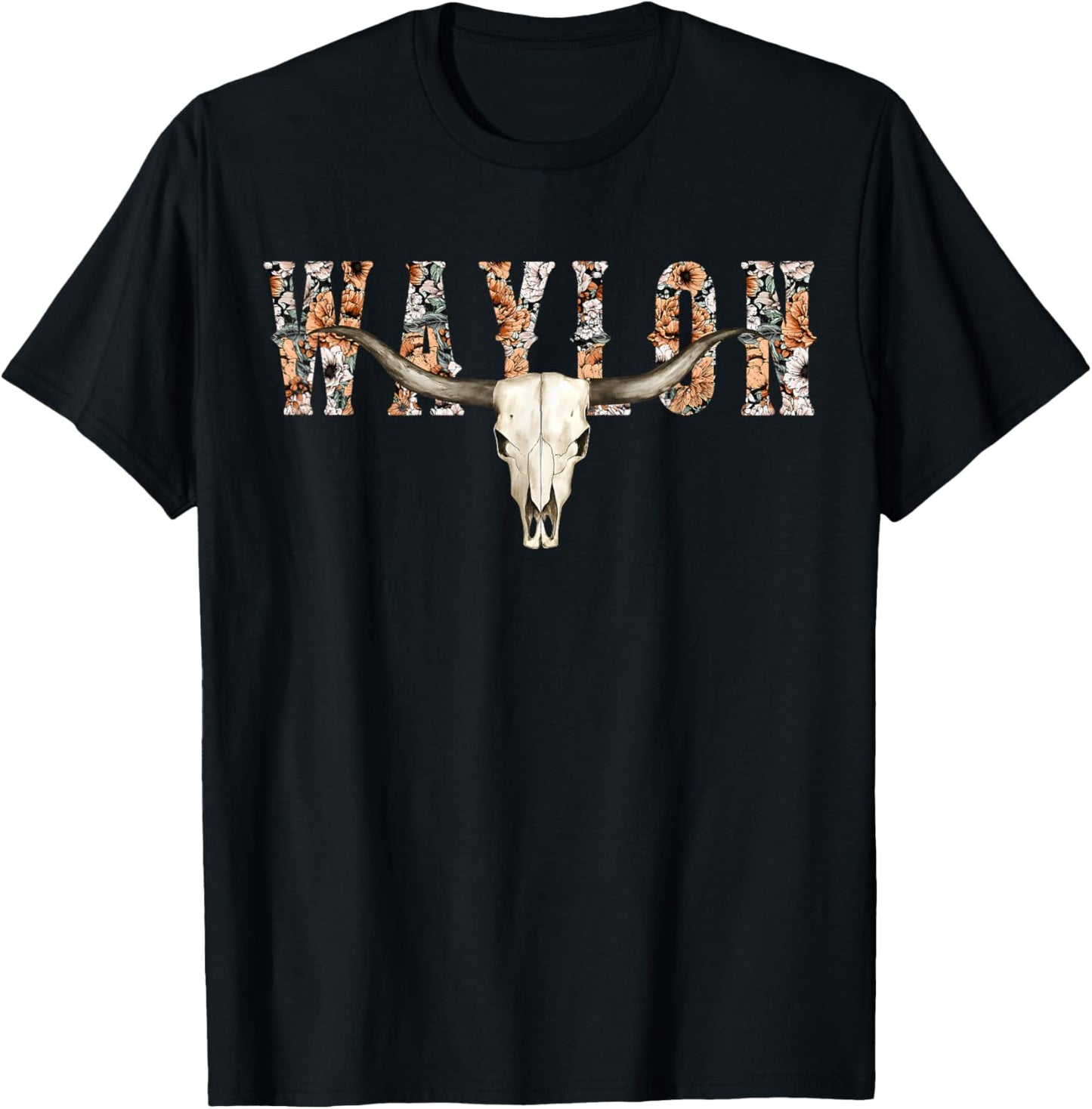 Vintage Retro Waylon Pride Name Gift Women Kid T-Shirt - T-Shirt | Black