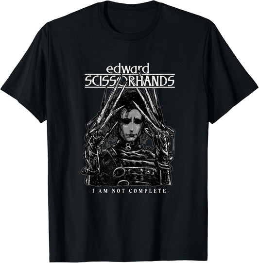 Edward Scissorhands I Am Not Complete Gothic T-Shirt - T-Shirt | Black