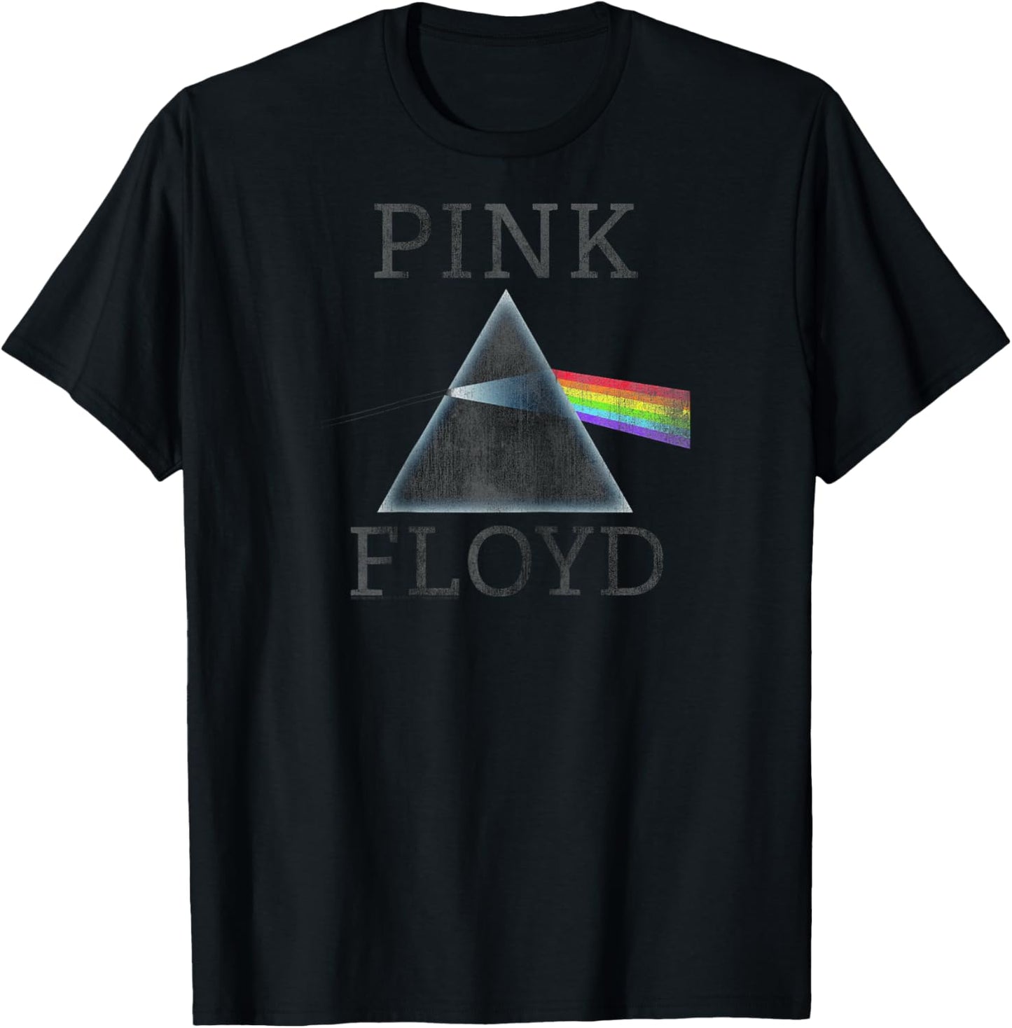 Official Pink Floyd Dark Side of The Moon Album Band Music Raglan Baseball T-Shirt - T-Shirt | Black