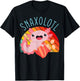 Snaxolotl Lovers Cute Funny Snack Humorous Vibe T-Shirt - T-Shirt | Black