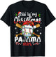 This is My Christmas Pajama Shirt Baseball Xmas PJs Boys Men T-Shirt - T-Shirt | Black