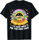I'm Just Here for The King Cake Mardi Gras Kawaii Kids T-Shirt - T-Shirt | Black