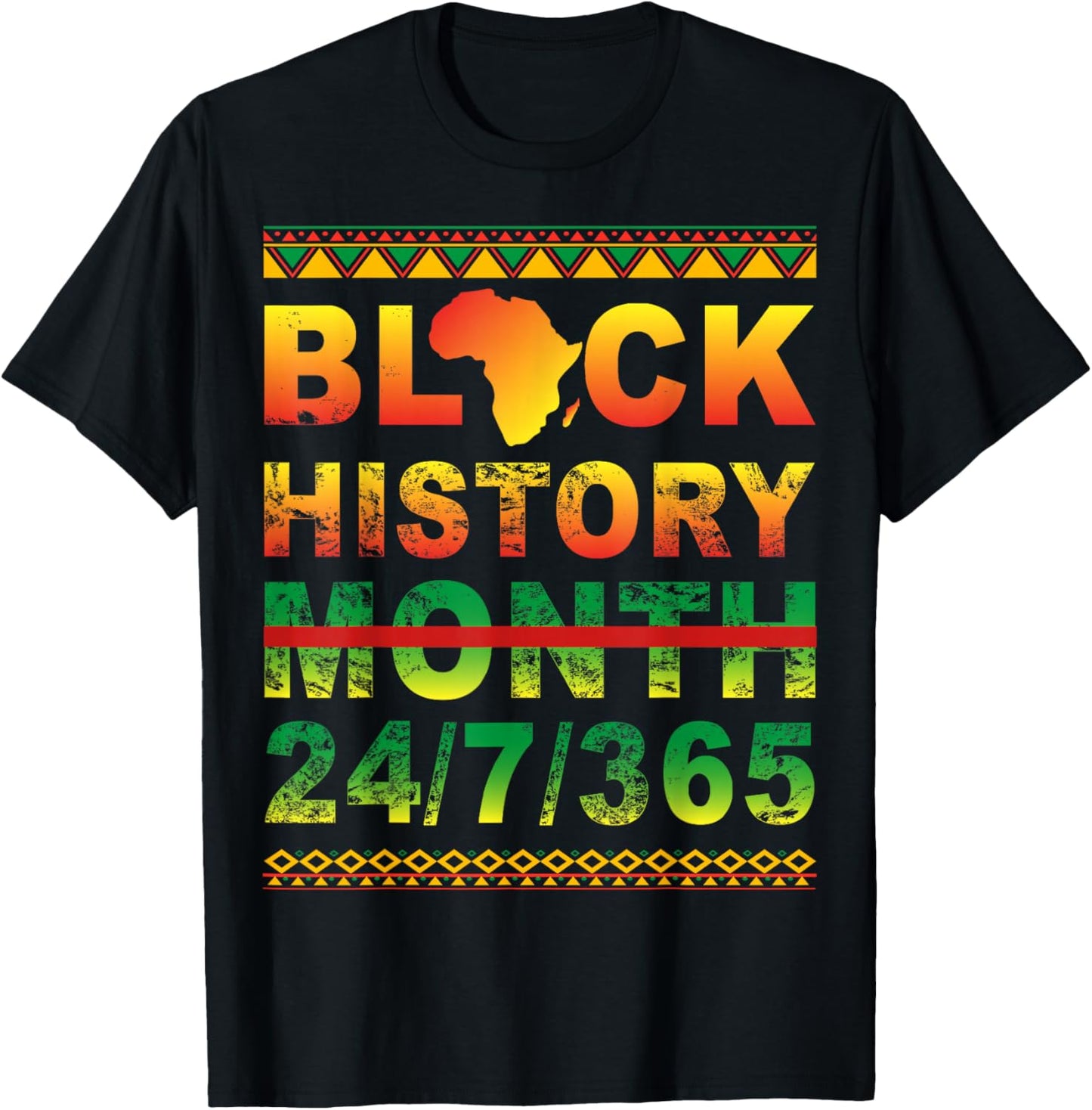 One Month Can't Hold Our History Black History Month T-Shirt - T-Shirt | Black