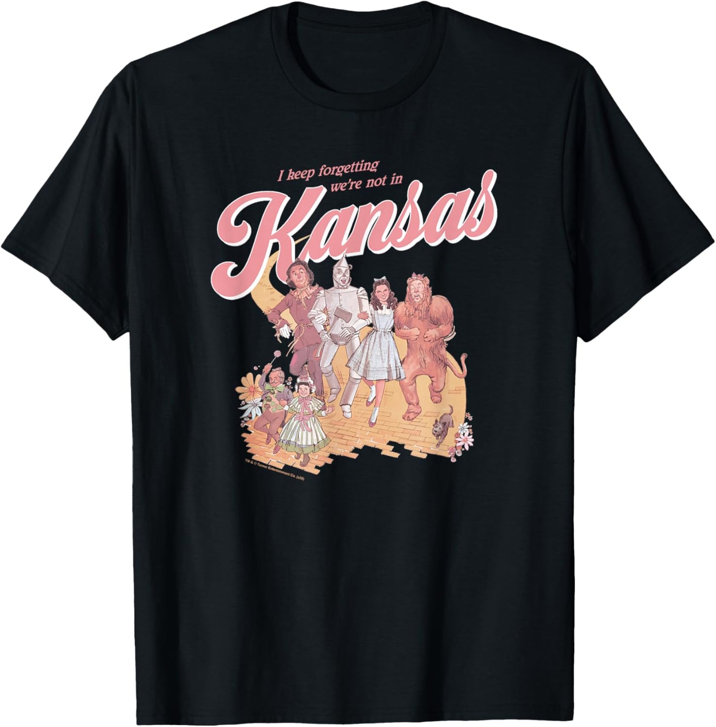 Wizard of Oz We're Not in Kansas Anymore Vintage Movie T-Shirt - T-Shirt | Black