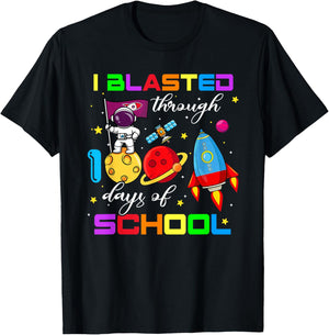 100th Day Teacher Kids T-Shirt - T-Shirt | Black