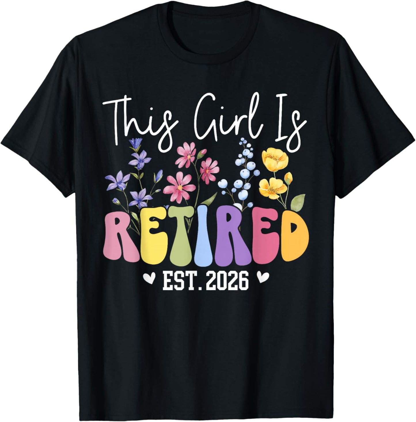 Floral T-Shirt - T-Shirt | Black
