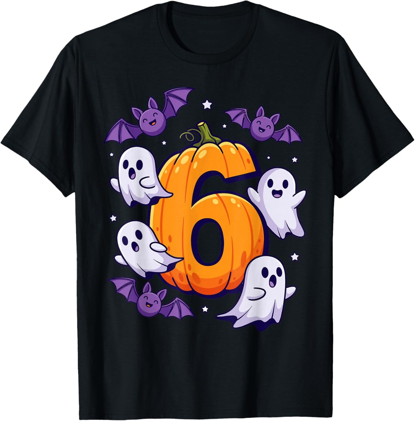 Six Seven Meme 6 7 Halloween Pumpkin Costume Couple T-Shirt - T-Shirt | Black