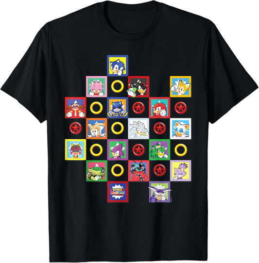 Sonic Rumble - Tile Group T-Shirt - T-Shirt | Black