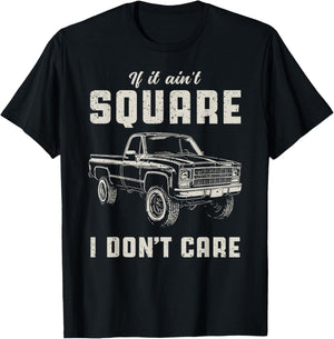 Funny Squarebody Truck T-Shirt - T-Shirt | Black