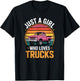 Girls Truck T-Shirt - T-Shirt | Black