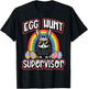 Easter Bunny Egg Hunt Supervisor Funny Dad Mom Men Women T-Shirt - T-Shirt | Black