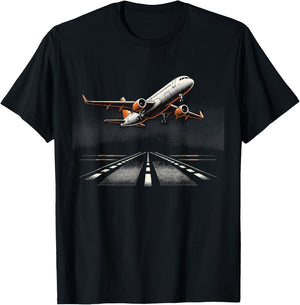 Funny Aviator Pilot Airplane Flight Aviation Gifts Men Women T-Shirt - T-Shirt | Black