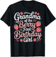 Grandma of The Berry First Birthday Girl Party T-Shirt - T-Shirt | Black
