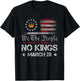 No Kings March 28 2026 No Kings Day US Flag Vintage T-Shirt - T-Shirt | Black