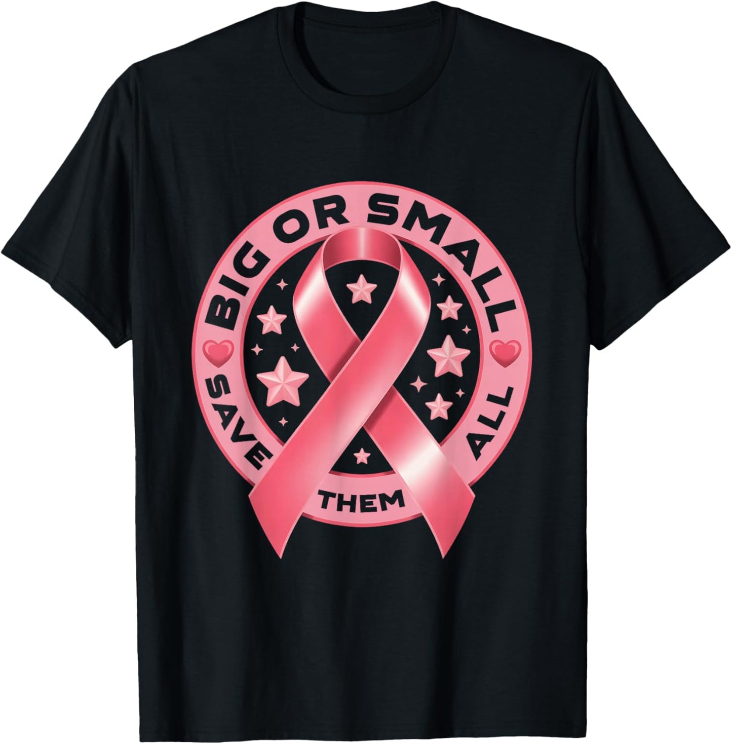 Breast Cancer T-Shirt - T-Shirt | Black