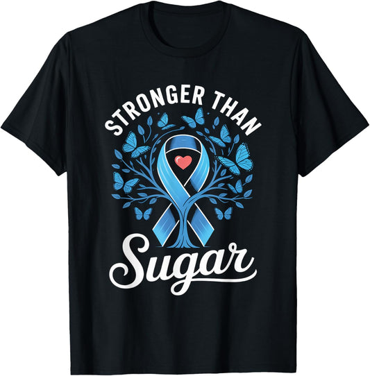 Diabetes Awareness , Women. Diabetes Support T-Shirt - T-Shirt | Black