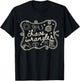 Chaos Coordinator Wrangler Western Teacher Admin Assistant T-Shirt - T-Shirt | Black