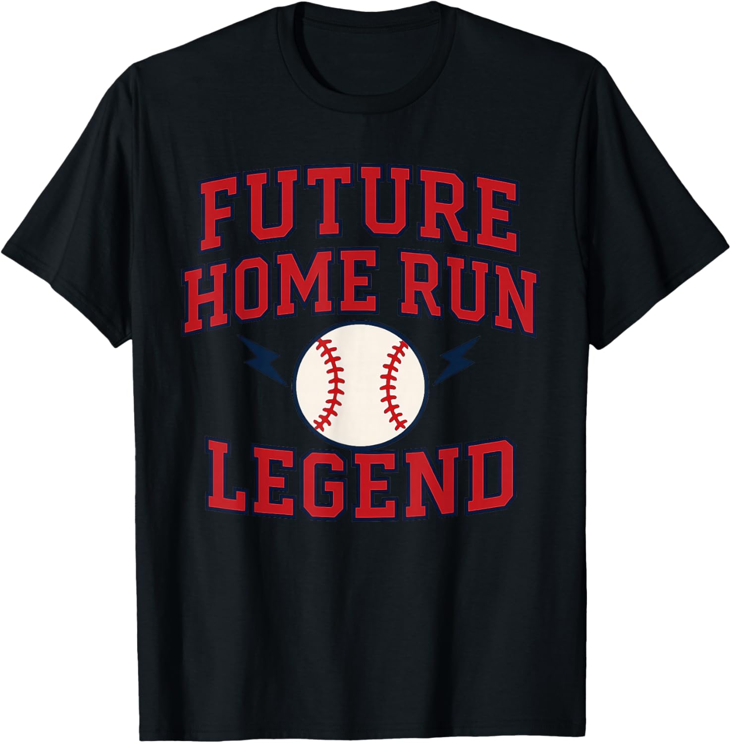 Future Home Run Legend Baseball – Kids & Youth Baseball T-Shirt - T-Shirt | Black