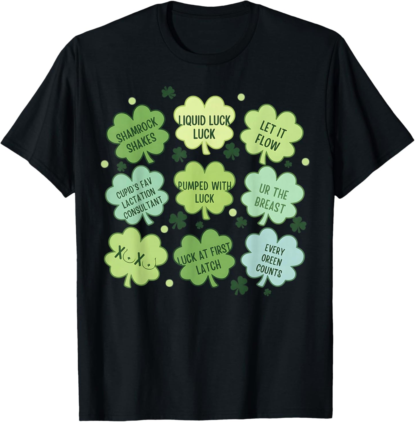 Lactation St Patrick Day Breastfeeding Consultant St Patrick T-Shirt - T-Shirt | Black