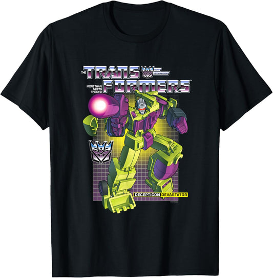 Transformers Devastator T-Shirt - T-Shirt | Black