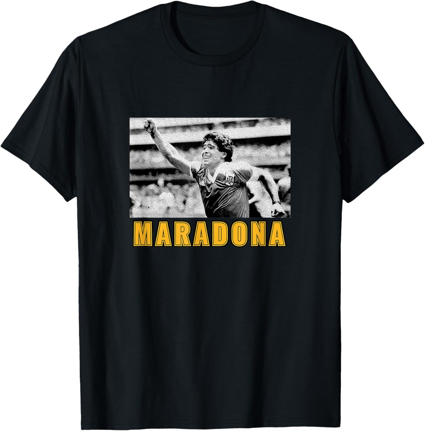 Maradona Celebration Hand of God T-Shirt - T-Shirt | Black