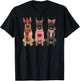 Cute Belgian Malinois Valentine Dog T-Shirt - T-Shirt | Black