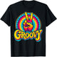 Groovy Peace Sign Hippie Retro Tie Dye T-Shirt - T-Shirt | Black