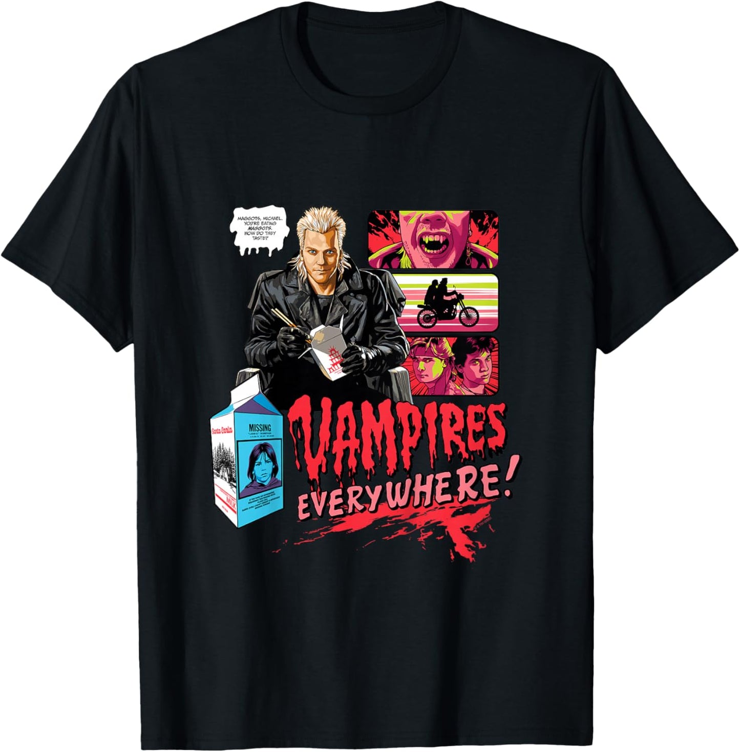 The Lost Boys Vampires Everywhere! You're Eating Maggots T-Shirt - T-Shirt | Black